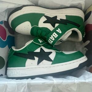 Bathing ape toddler sneakers size 9